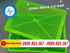 CUNG CẤP SÓNG NHỰA CÓ NẮP ĐẬY GIÁ RẺ TPHCM