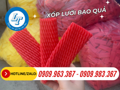 XƯỞNG CẮT NHUỘM XỐP LƯỚI BAO TRÁI CÂY GIÁ RẺ THEO YÊU CẦU