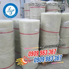 LƯỚI NHỰA MẮT CÁO TRẮNG