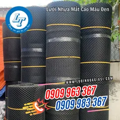 LƯỚI NHỰA MẮT CÁO ĐEN