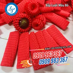 XỐP LƯỚI MÀU ĐỎ