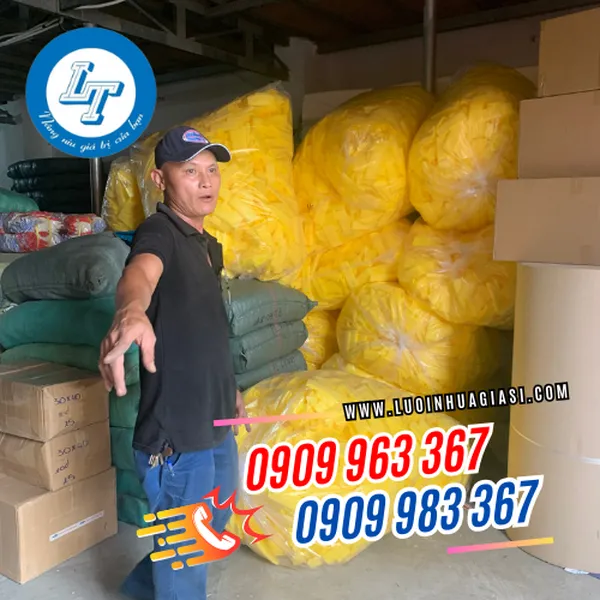 XỐP LƯỚI MÀU VÀNG