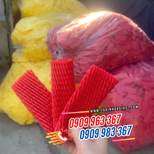 XỐP LƯỚI MÀU ĐỎ