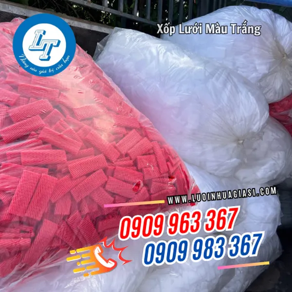 XỐP LƯỚI MÀU TRẮNG
