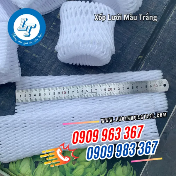 XỐP LƯỚI MÀU TRẮNG