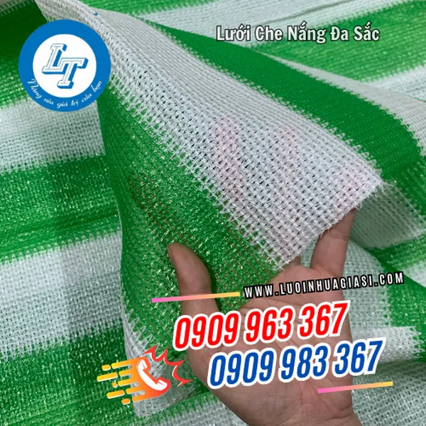 LƯỚI NHỰA CHE NẮNG ĐA SẮC