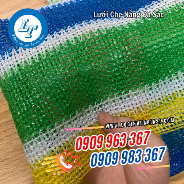 LƯỚI NHỰA CHE NẮNG ĐA SẮC