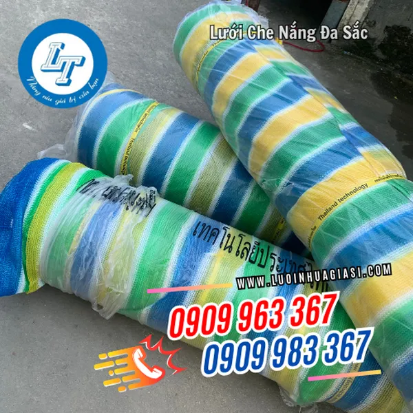 LƯỚI NHỰA CHE NẮNG ĐA SẮC