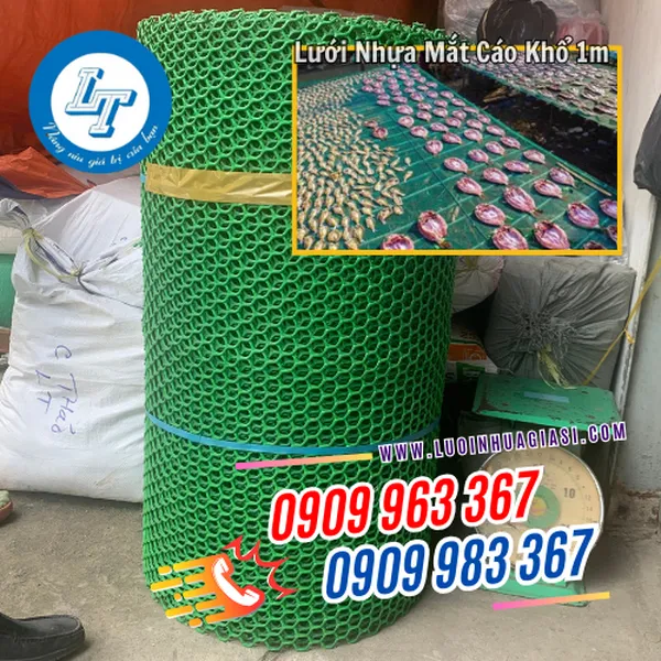 LƯỚI NHỰA MẮT CÁO 1 M