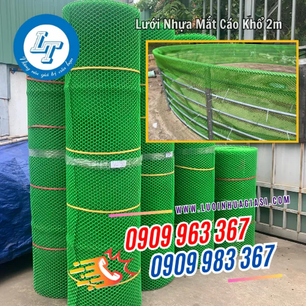 LƯỚI NHỰA MẮT CÁO KHỔ 2M