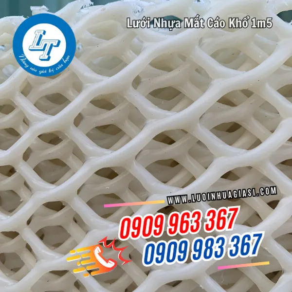 LƯỚI NHỰA MẮT CÁO 1.5M