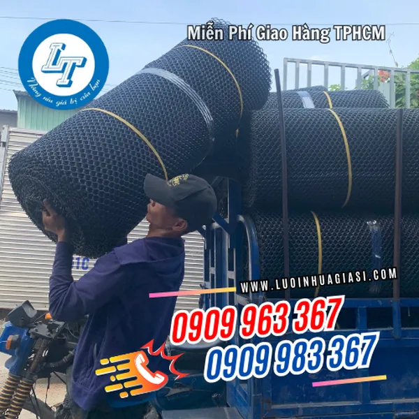 LƯỚI NHỰA MẮT CÁO ĐEN