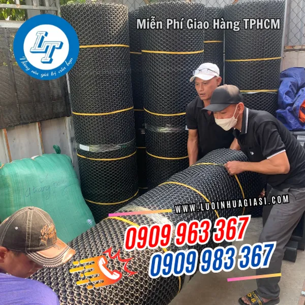 LƯỚI NHỰA MẮT CÁO ĐEN