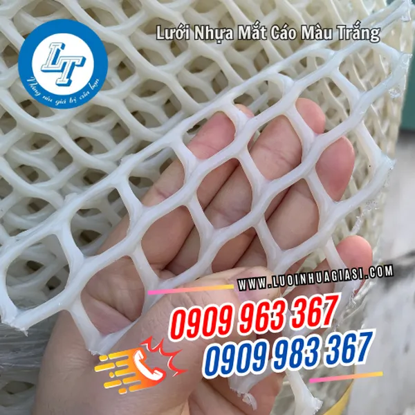 LƯỚI NHỰA MẮT CÁO TRẮNG