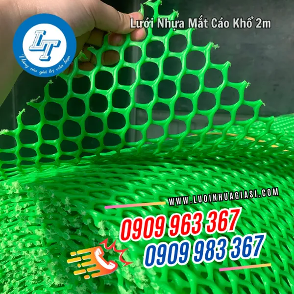 LƯỚI NHỰA MẮT CÁO KHỔ 2M