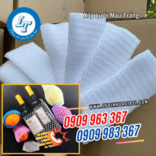 XỐP LƯỚI MÀU TRẮNG