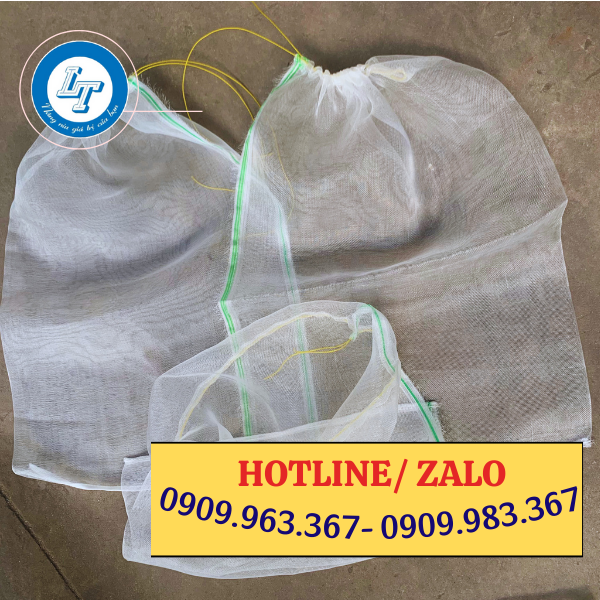 ĐẠI LÝ BỎ SỈ TÚI LƯỚI CƯỚC BỌC TRÁI NHIỀU KÍCH THƯỚC túi lưới cước thái