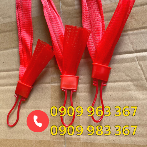 Túi lưới đựng trái cây mua ở đâu giá rẻ TPHCM túi lưới nhựa màu đỏ