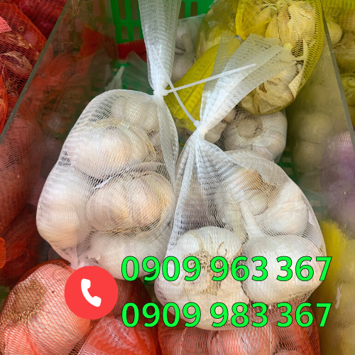 Túi lưới đựng trái cây mua ở đâu giá rẻ TPHCM túi lưới nhựa màu trắng đựng hành tỏi