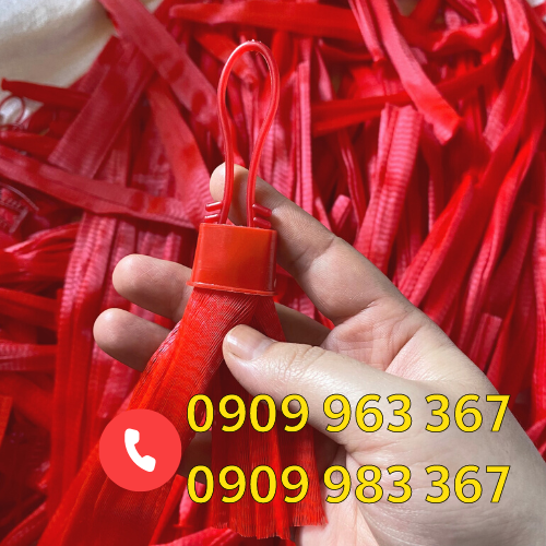 Bỏ sỉ túi lưới nhựa đựng trái cây, hành tỏi tại TPHCM túi lưới nhựa màu đỏ