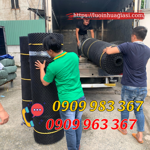 Ứng dụng thực tế của lưới mắt cáo nhựa lưới nhựa mắt cáo màu đen