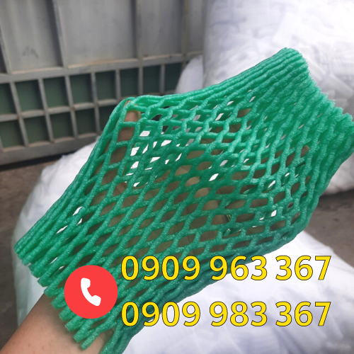 Mua lưới xốp bọc trái cây giá sỉ tại cơ sở sản xuất xốp lưới màu xanh lá