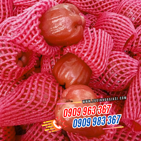 XỐP LƯỚI MÀU ĐỎ BAO TRÁI CÂY XỐP LƯỚI BAO MẬN