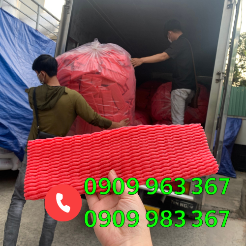 Xốp lưới bọc trái cây giá rẻ nhất TPHCM xốp lưới màu đỏ