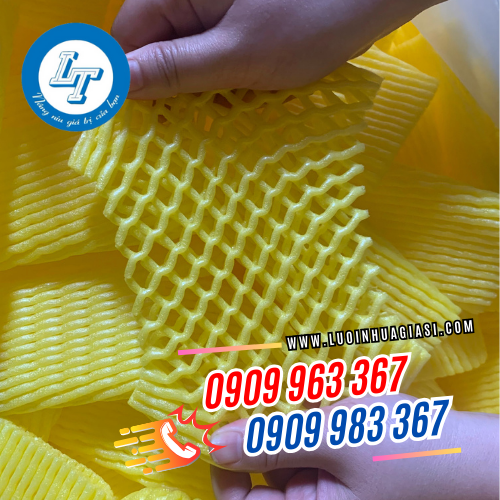 XỐP LƯỚI BỌC TRÁI CÂY MÀU VÀNG GIÁ RẺ SẴN KHO xốp lưới màu vàng