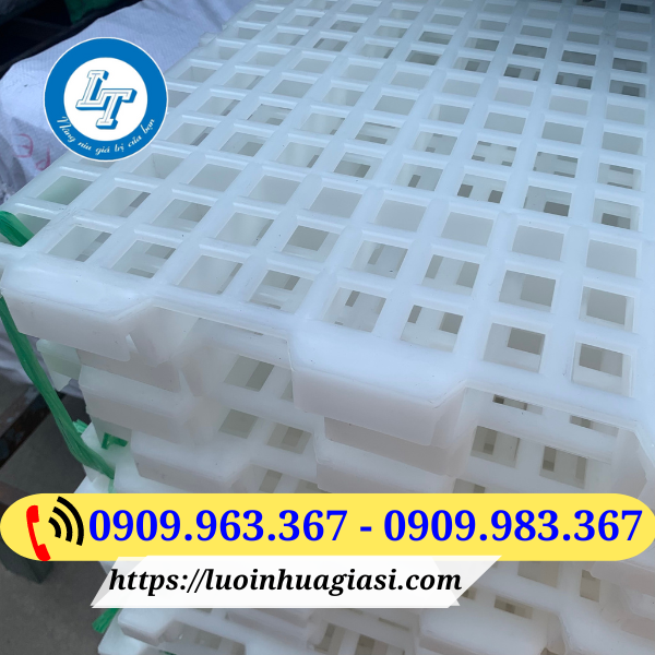SỈ TẤM NHỰA LÓT SÀN CHĂN NUÔI TẠI TIỀN GIANG sàn nhựa lỗ vuông