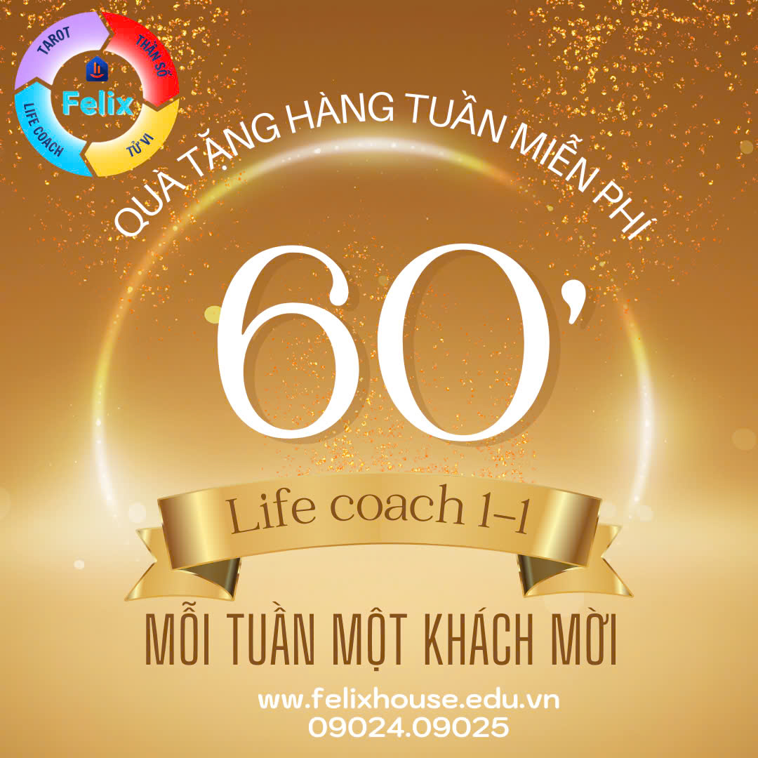 Life Coach 60' miễn phí hàng tuần Life Coach 60' miễn phí hàng tuần