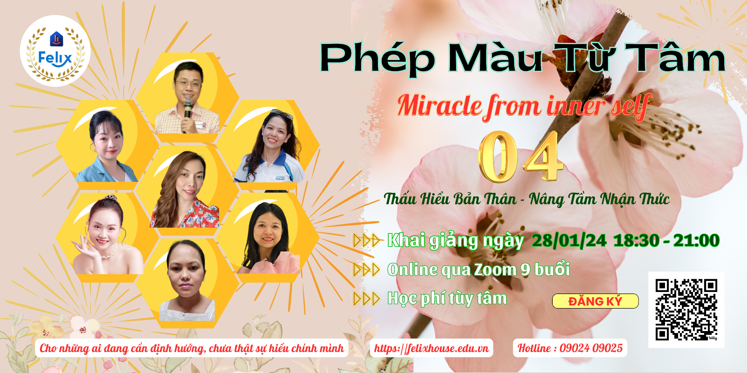 Lớp học 8 buổi với học phí tùy tâm Lớp học 8 buổi với học phí tùy tâm