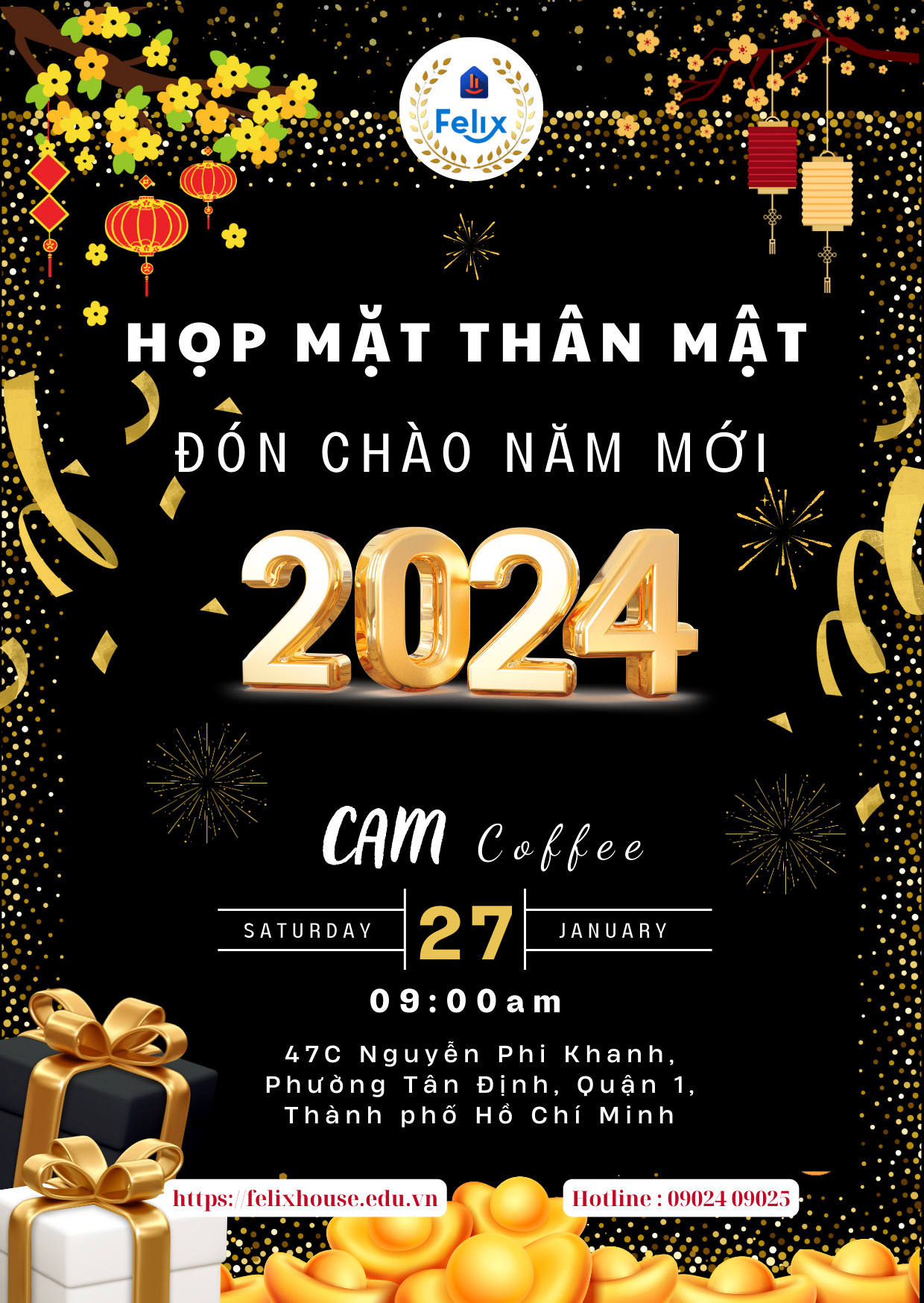 Thiệp mời họp mặt lần 1- Team Felix Thiệp mời họp mặt lần 1- Team Felix