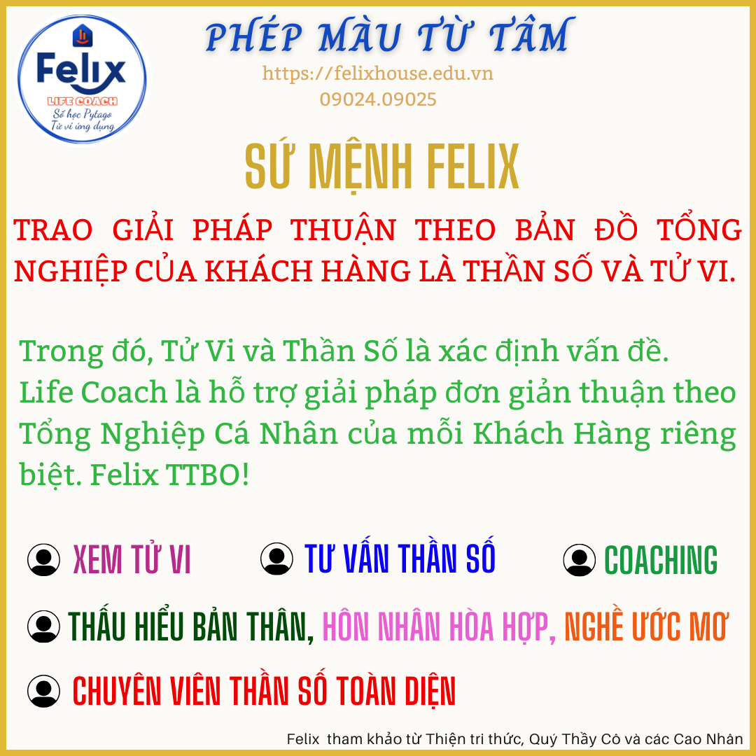 SỨ MỆNH FELIX SỨ MỆNH FELIX
