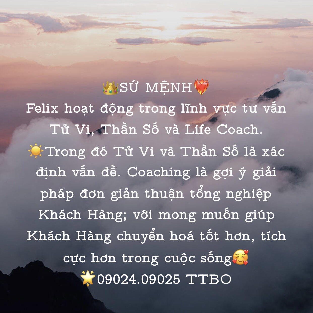 SỨ MỆNH SỨ MỆNH