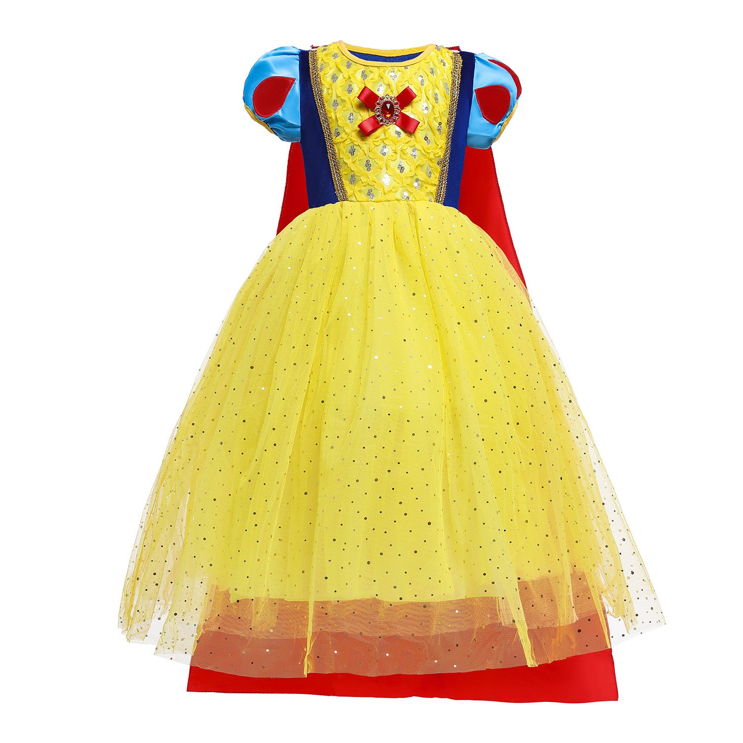 Váy công chúa Bạch tuyết mùa vàng kèm áo choàng đỏ - Hallowen 2022
