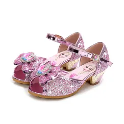 Giày Elsa cao gót cho bé gái siêu dễ thương mới nhất 2023