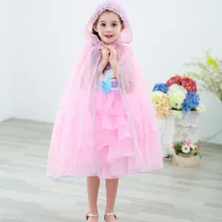 Áo choàng hóa trang công chúa cho tiệc Halloween của bé gái