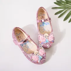 Giày búp bê công chúa Elsa đế bệt siêu dễ thương cho bé gái