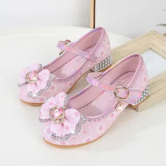 Giày công chúa cao gót siêu xinh cho bé gái 3-9 tuổi mẫu mới 2024