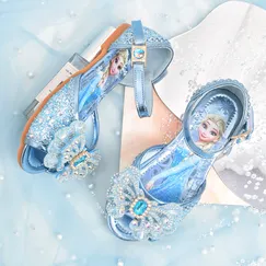 Giày elsa kiểu sandal mẫu mới 2022 cho bé gái từ 3 - 10 tuổi