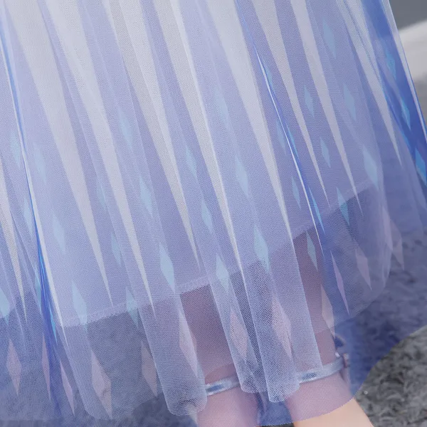 Váy Nữ hoàng Elsa Cosplay Elsa Anna Girls - Mẫu mới nhất 2020 (Frozen 2) Cho bé gái từ 4 -12 tuổi - EV17