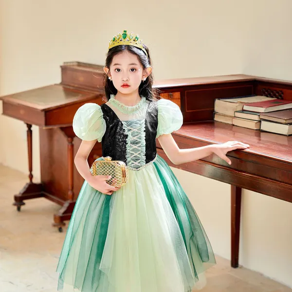 Váy đầm Công chúa Anna cho bé gái 3-8 tuổi mẫu mới chất liệu vải cao cấp