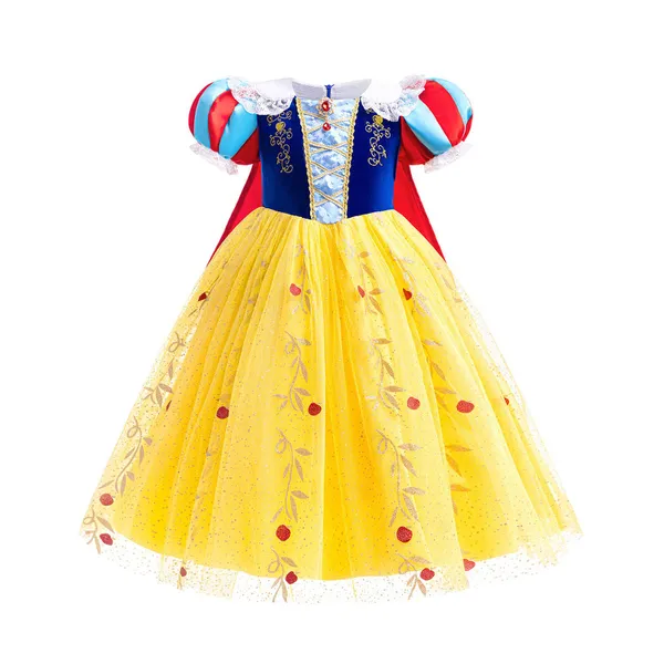 Váy Công chúa Bạch Tuyết kèm choàng đỏ - Snow White mẫu mới chất liệu cao cấp