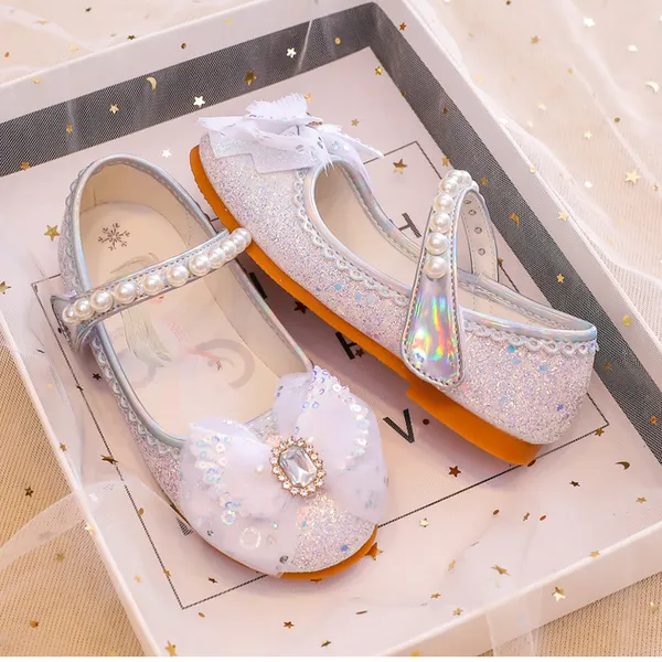 Giày búp bê Elsa công chúa cho bé gái 2-7 tuổi xinh xắn mềm mại