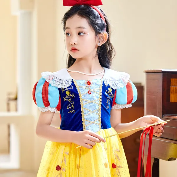 Váy Công chúa Bạch Tuyết kèm choàng đỏ - Snow White mẫu mới chất liệu cao cấp
