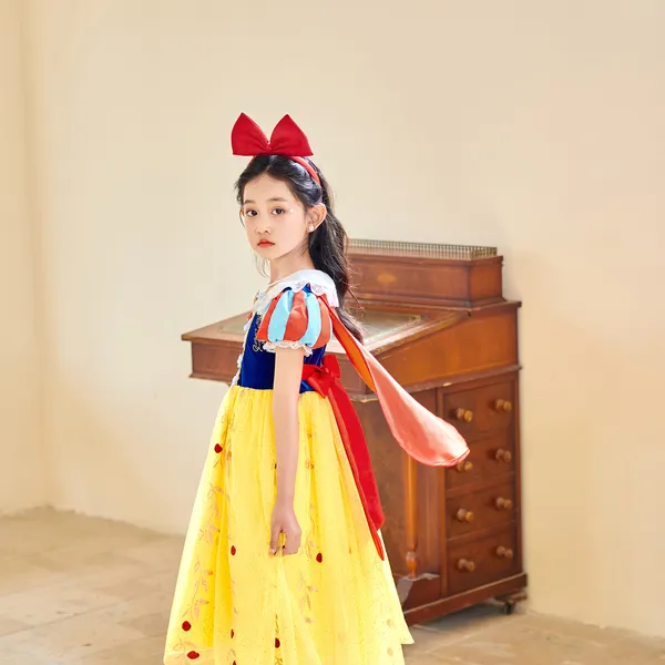 Váy Công chúa Bạch Tuyết kèm choàng đỏ - Snow White mẫu mới chất liệu cao cấp