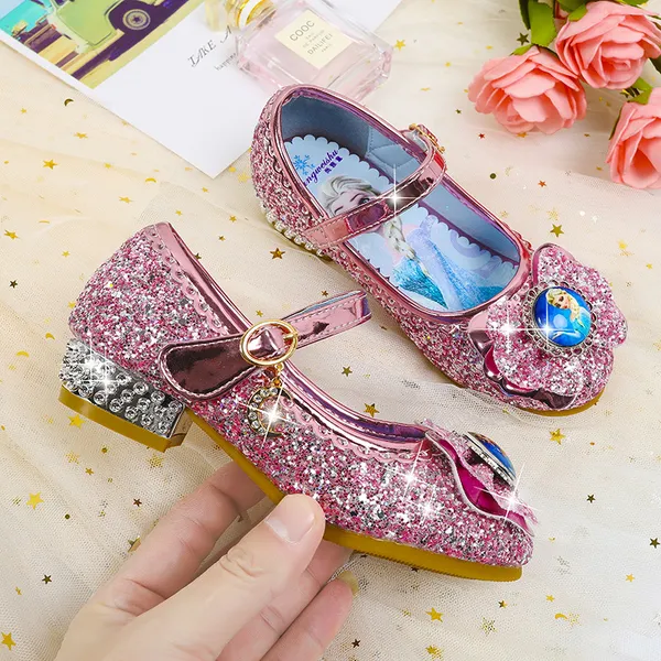Giày cao gót công chú Elsa mẫu mới siêu dễ thương cho bé gái