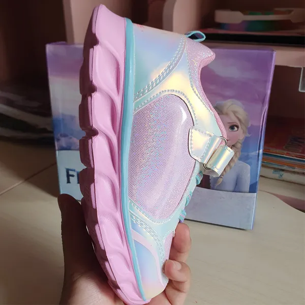 Giày Elsa thể thao màu hồng Walt Disney chính hãng