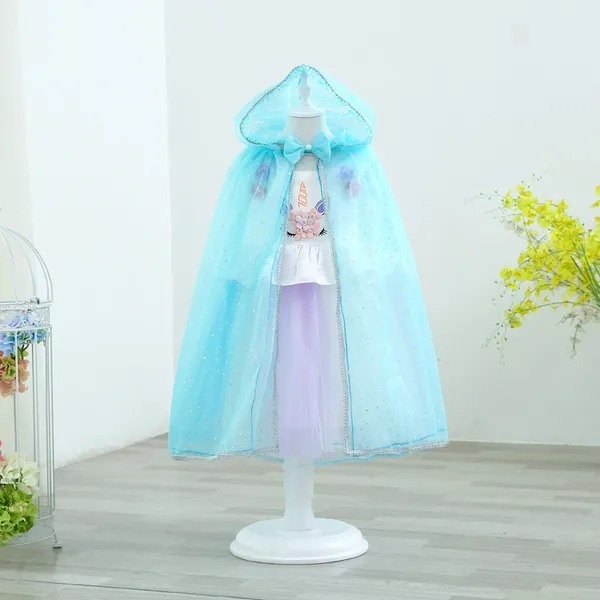Áo choàng hóa trang công chúa cho tiệc Halloween của bé gái